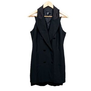 Vintage tuxedo mini dress